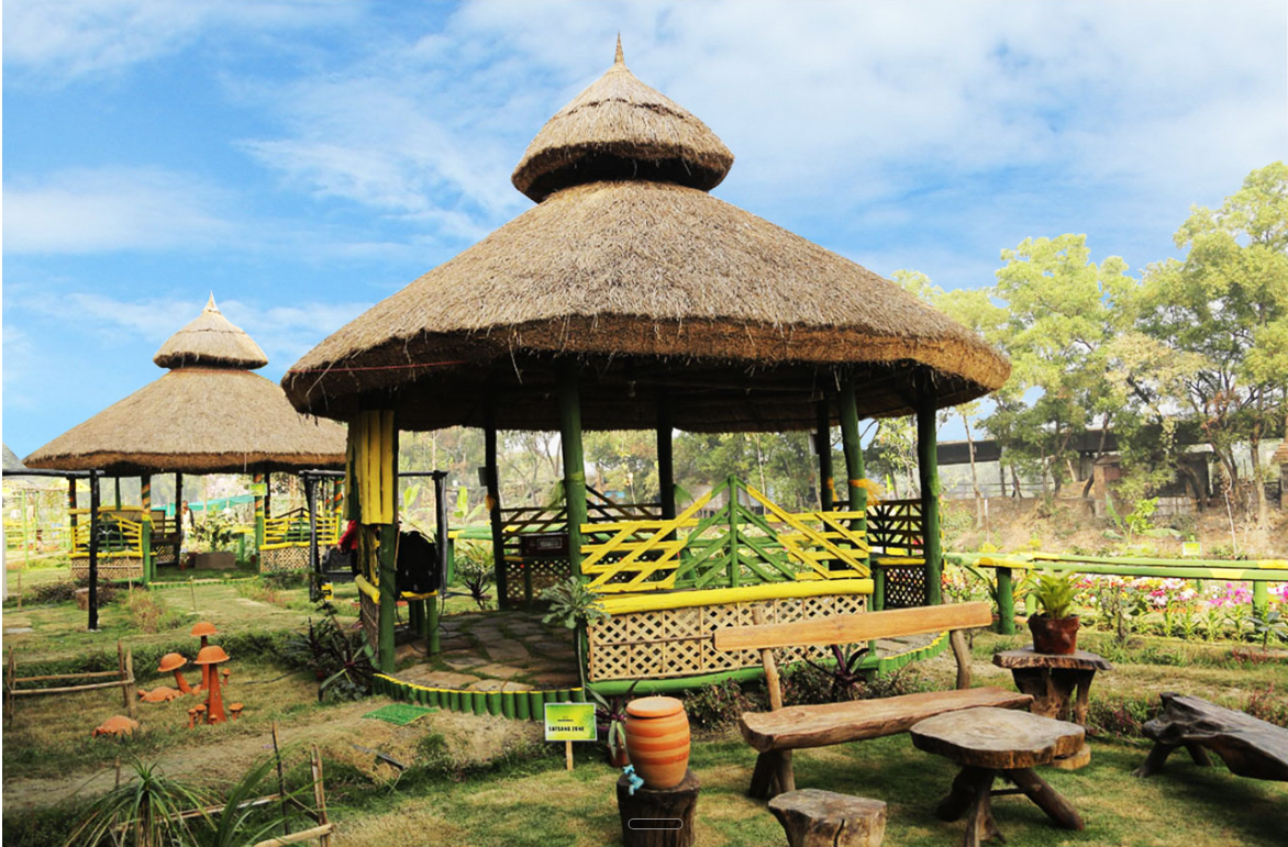 Bamboo and thatch Interfaith Harmony Center